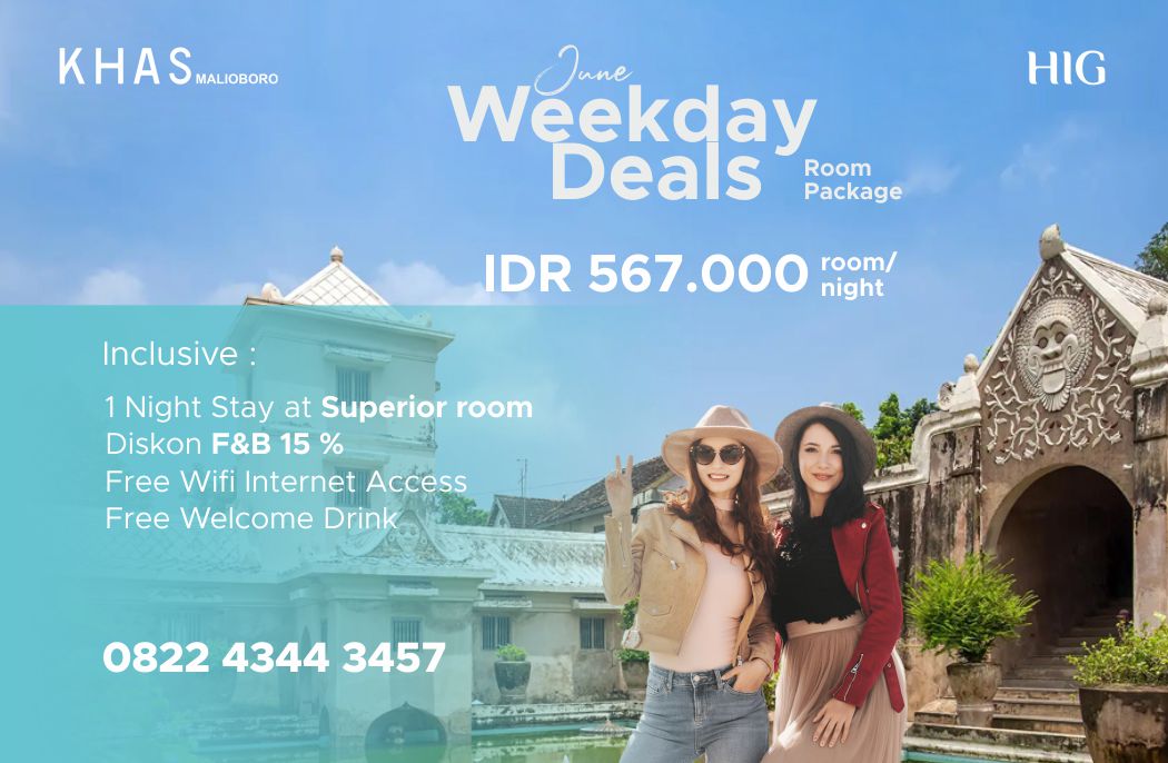 Promo Weekday Deals KHAS Malioboro Hotel Yogyakarta